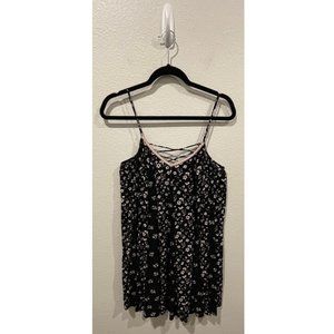 MAURICES Floral Black Mini Dress